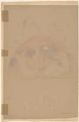 Studien für eine Lünette (recto)