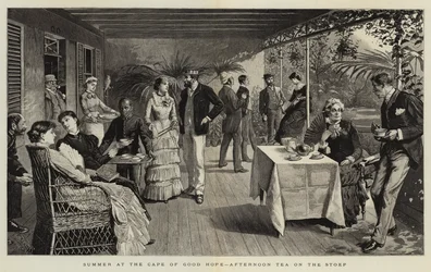 Sommer am Kap der Guten Hoffnung, Nachmittagstee auf der Veranda