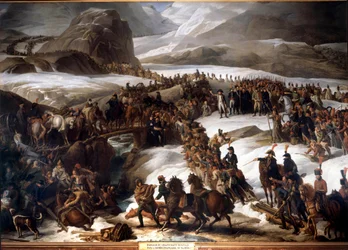 Übergang des Großen Sankt Bernhard durch die französische Armee am 20. Mai