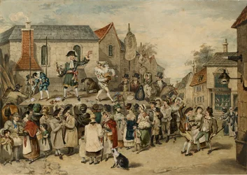 Ein Jahrmarkt in Woodstock, 1838