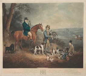 Malcolm Fleming von Barochan 1745-1811. Falknerei