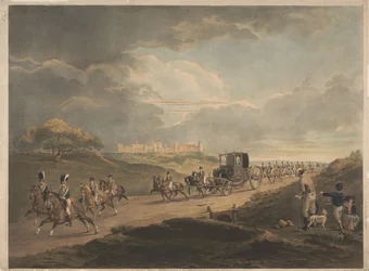 Seine Majestät in seiner Reisekutsche, Rückkehr von Windsor in die Stadt