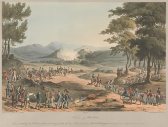 Nr.4 Stadt Poinbal. Am Morgen des 11. März 1811 von den Franzosen geräumt