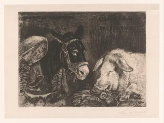 Esel und Schwein