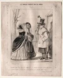 Les Français croqués par eux-mêmes: Vicomte, vous êtes bien laid comme ça!..., 1840