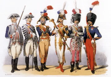 Uniformen der französischen Armee: Tambourmajor (18.-19. Jahrhundert)