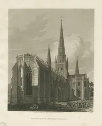 Nordostansicht der Kathedrale von Lichfield