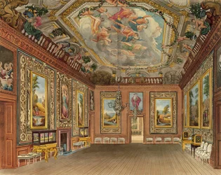 Das Zeichenzimmer der Königin, Windsor Castle, aus 