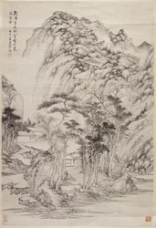 Landschaft im orthodoxen Stil