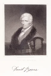 Daniel Boone (1736-1813) graviert von James Barton Longacre (1794-1869)