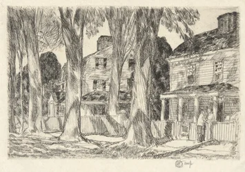 Sonnenlicht Dorfstraße, 1925