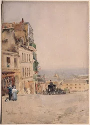 Ansicht von Montmartre, Paris