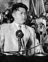 Porträt von Kim Il-sung, Präsident der Demokratischen Volksrepublik Korea