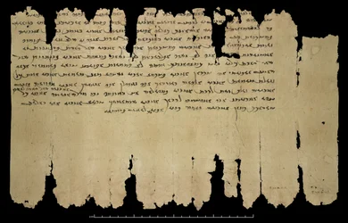 Alte sogdische Briefe 1 und 2 (312 oder 313). Dunhuang (Provinz Gansu, China), Bd. XII, Or. 8212/92