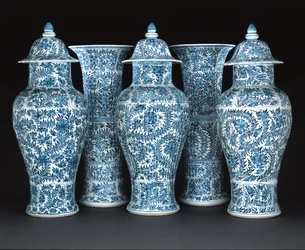 Blau-weiße Garnitur, Kangxi-Periode (1662-1722)