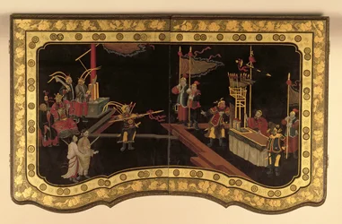 Chinesischer Export-Schminktischaufsatz, ca. 1780