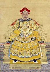 Kaiser Qianlong im Alter (1711-1799)