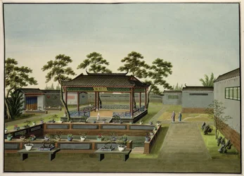 Gartenszene, ca. 1820-40