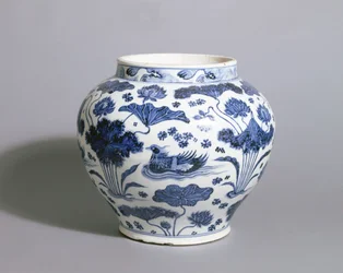 Guan-Topf, Yuan-Dynastie, Mitte des 14. Jahrhunderts