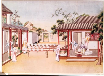 Porzellanherstellung