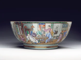 Seltene und massive Bowle, ca. 1775