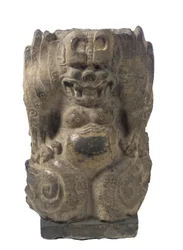 Hockender Wächterdämon, Provinz Hebei, Periode der Teilung, 550-577