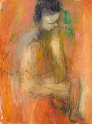 Alex, abstraktes Lebensgemälde, 2021