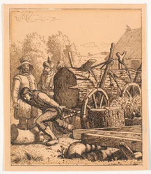 Illustration zu St. St. Blicher, Die drei Heiligenabende