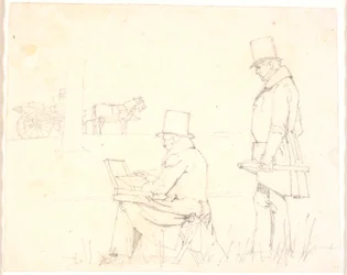 Eckersberg und Marstrand auf Studienreise