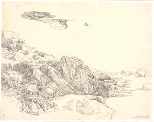 Felsenstudie von Capri