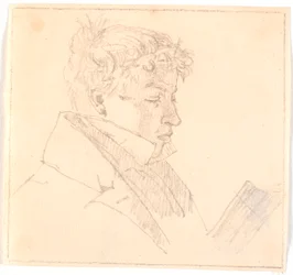 Lesender junger Mann, des Künstlers ältester Bruder, Pastor Carl Adolf Købke (1804-1840)?