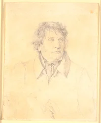 Porträt des Vaters, Bäckermeister P.B. Købke