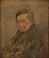 Porträt des Tiermalers C.D. Gebauer