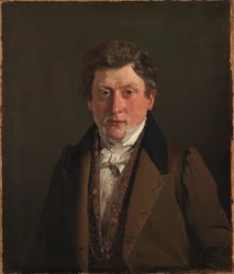 Porträt des Cousins und Schwagers des Künstlers, des Lebensmittelhändlers Christian Petersen