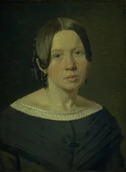 Porträt der Schwägerin des Künstlers Johanne Elisabeth Købke, geb. Sundbye