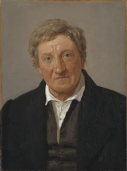 Der Lebensmittelhändler Peter Petersen, der Onkel des Künstlers