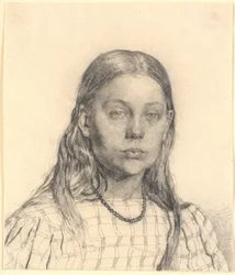 Junges Mädchen. Brustbild