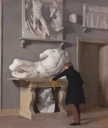 Die Ansicht der Gipsabgusssammlung im Charlottenborg-Palast