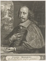 Porträt von Kardinal Mazarin