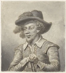 Krieger in historischem Kostüm