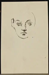 Studie eines Gesichts