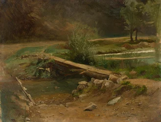 Brücke über einen Bach