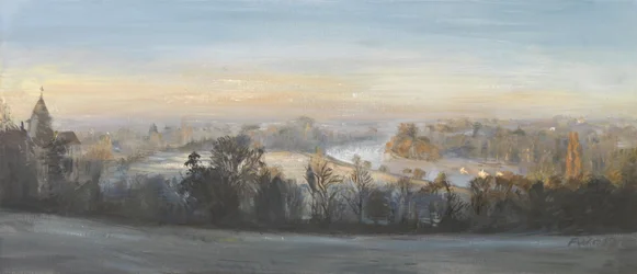Blauer Sonntagmorgen im Winter - Richmond Hill, 2013