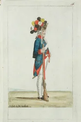 Grenadier des Preobraschenski-Regiments, 1793
