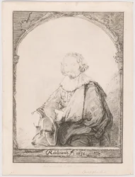 Porträt eines Mannes in einem Sessel, aus Collection d