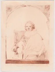 Porträt eines Mannes in einem Sessel, aus Collection d