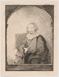 Porträt eines Mannes in einem Sessel, aus Collection d