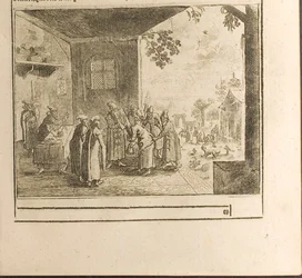 Gerichtseid-Zeremonie Illustration aus Reisen zum Großherzog von Moskau und zum König von Persien