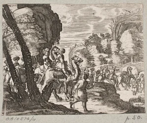 Illustration zu Adam Olearius, „Persianischer Rosenthal von einem Sinnreichen Poeten Schich Saadi […]“, Schleswig 1660