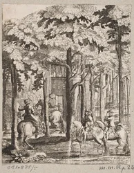 Reiter im Wald